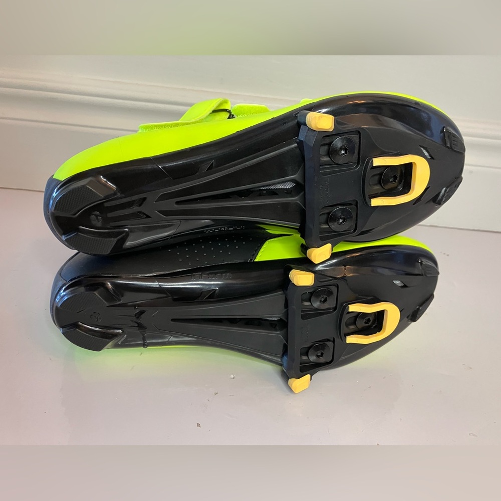 Bontrager Vostra Women’s Size 7.5 7 1/2 Cycling Biking Shoes Neon Yellow Black - Picture 10 of 12